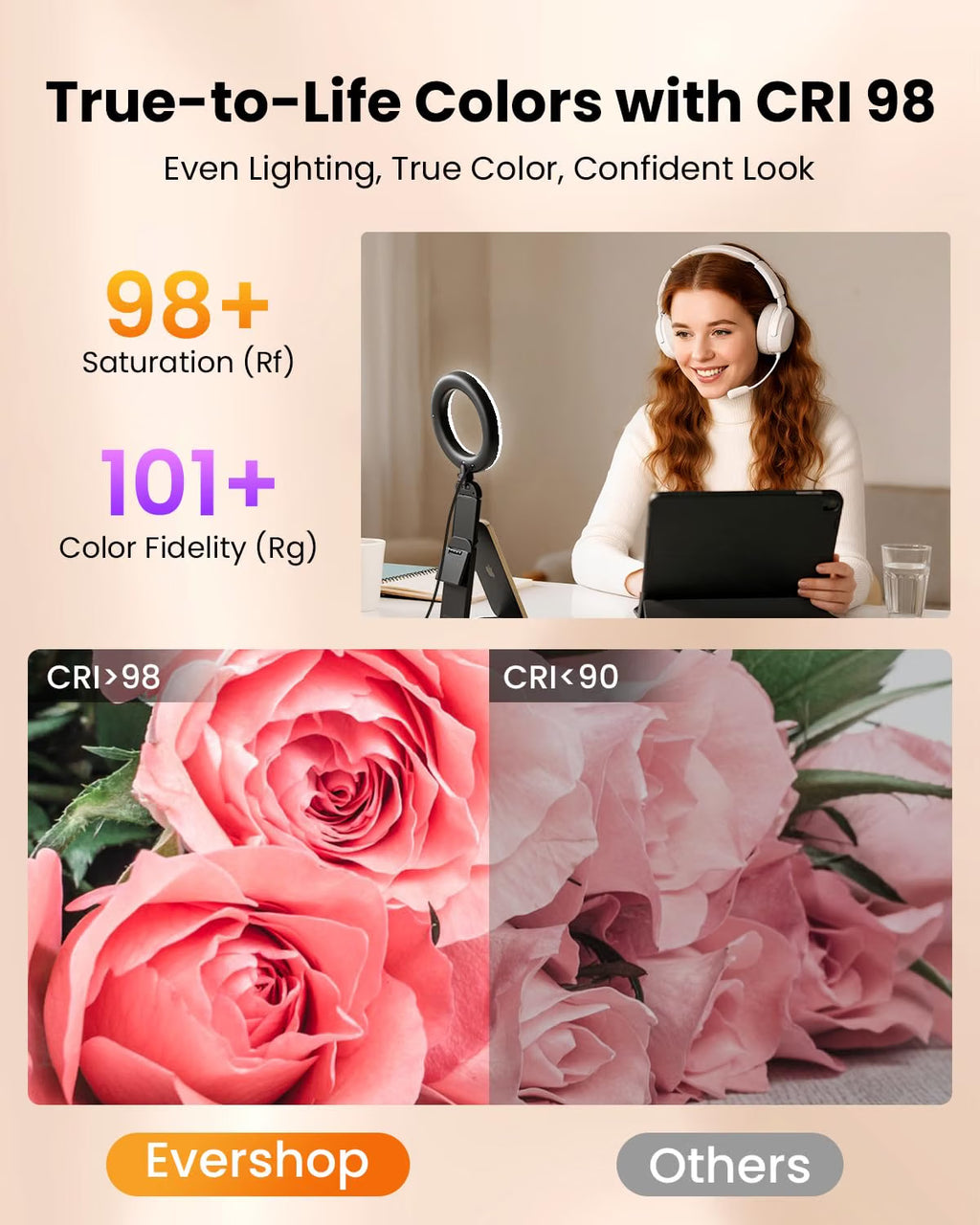 Evershop 601B  Video Conference Lighting