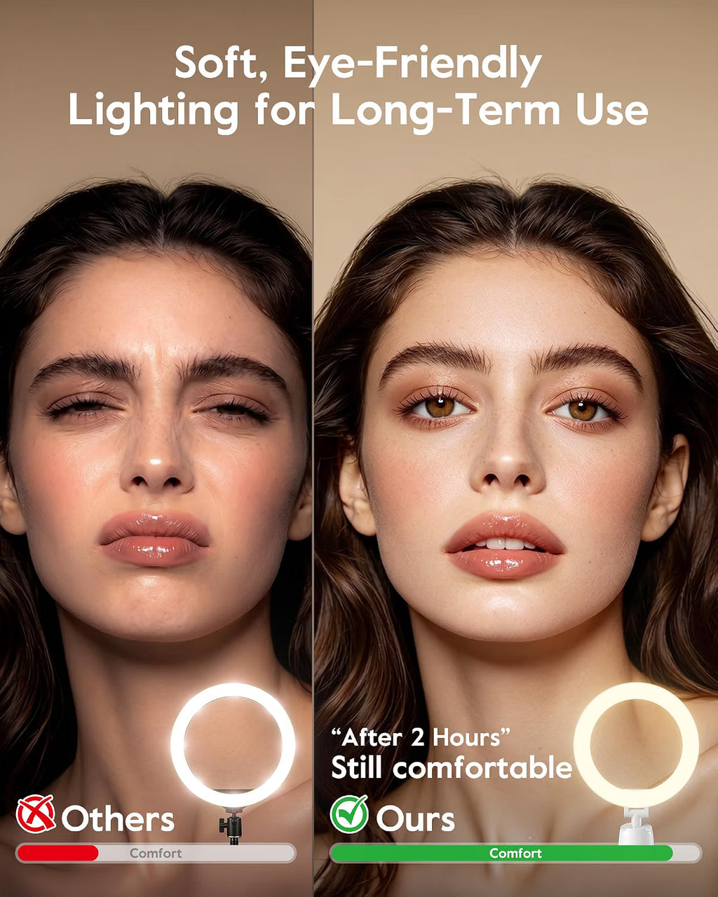HALLUV Makeup Light  for Video Recording, Live Stream, TikTok, YouTube