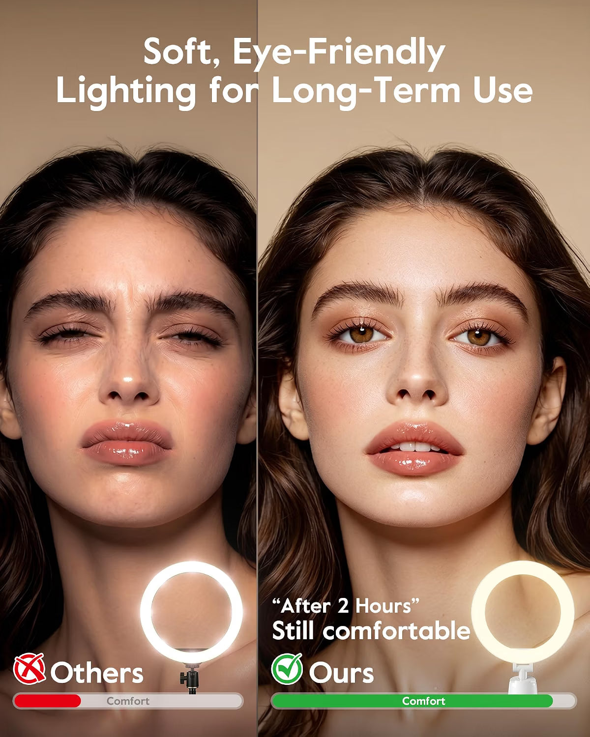 HALLUV Makeup Light  for Video Recording, Live Stream, TikTok, YouTube