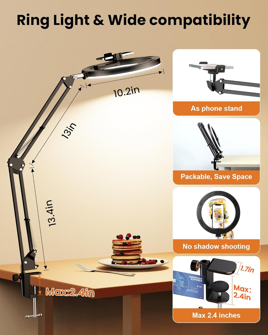 Evershop 619  Overhead Ring Light