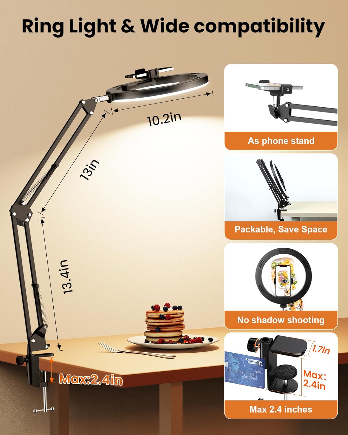 Evershop 619  Overhead Ring Light