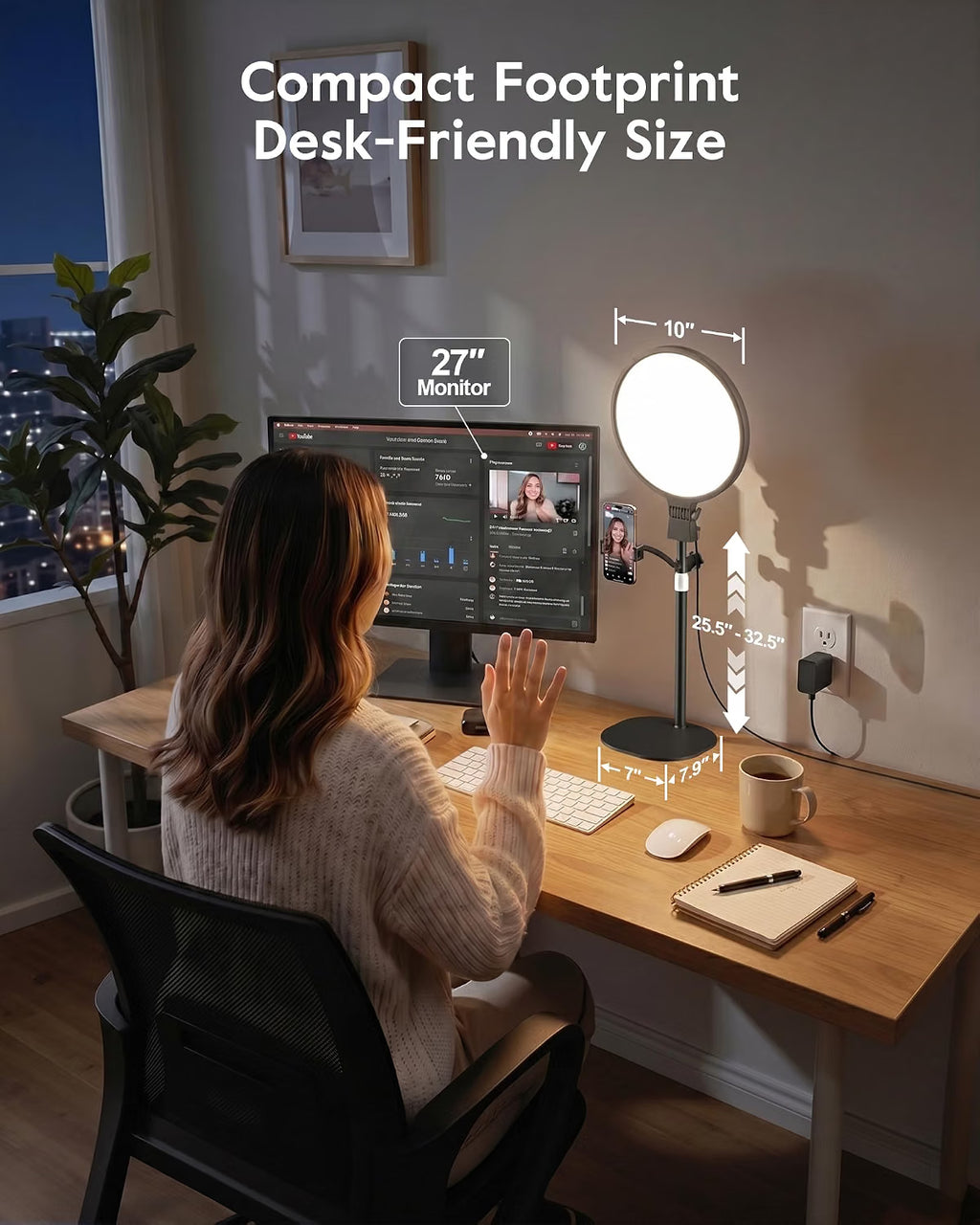 Evershop P03 Ring Light with Stand