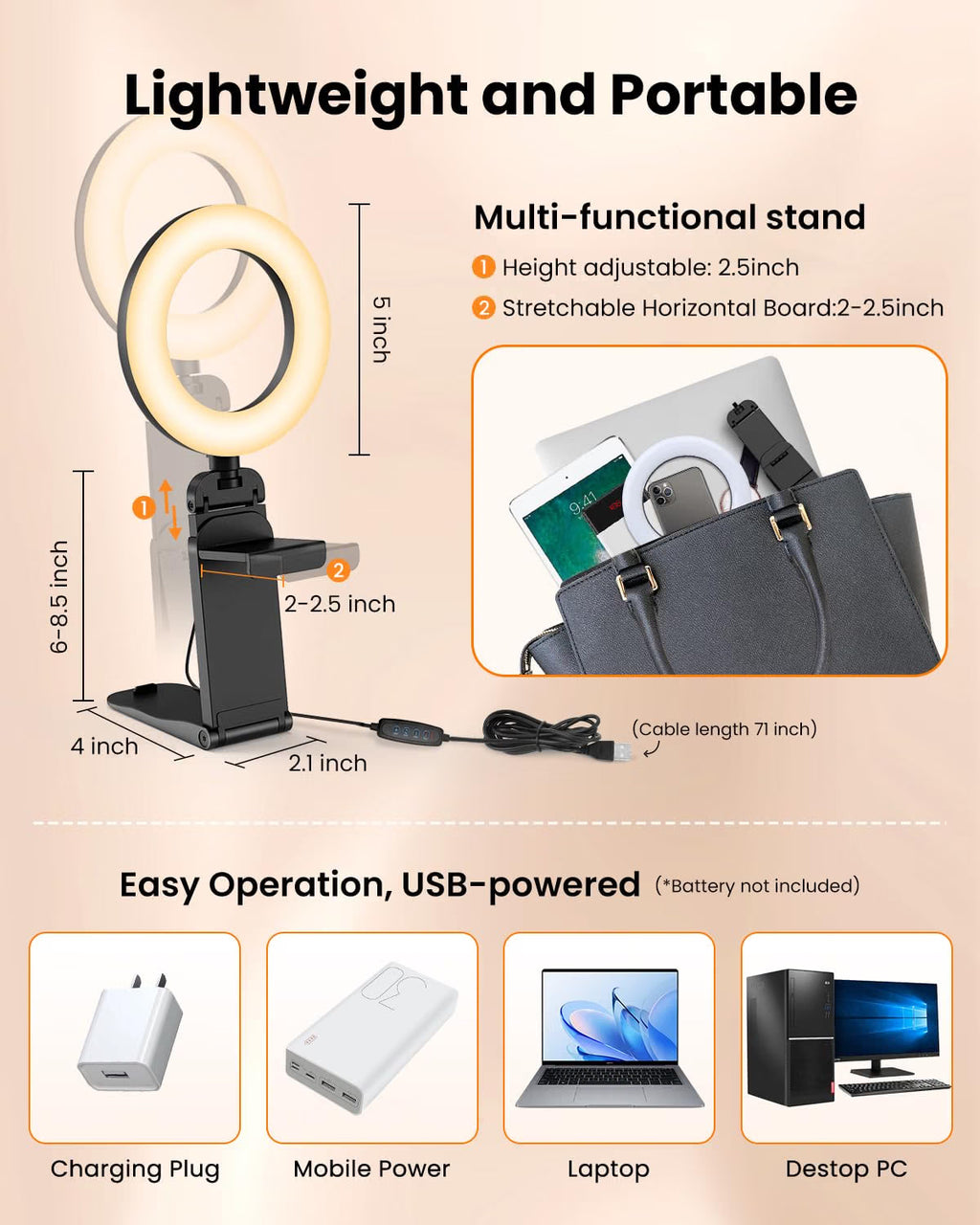 Evershop 601B  Video Conference Lighting